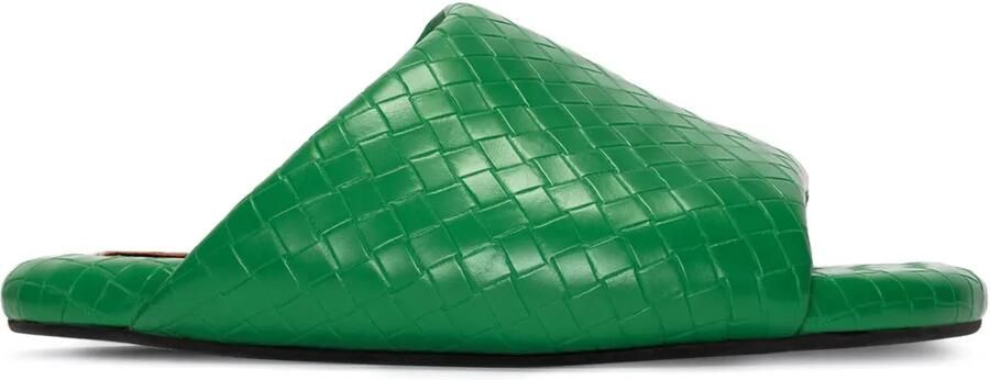 Simon Miller Bubble slippers met geweven design Groen