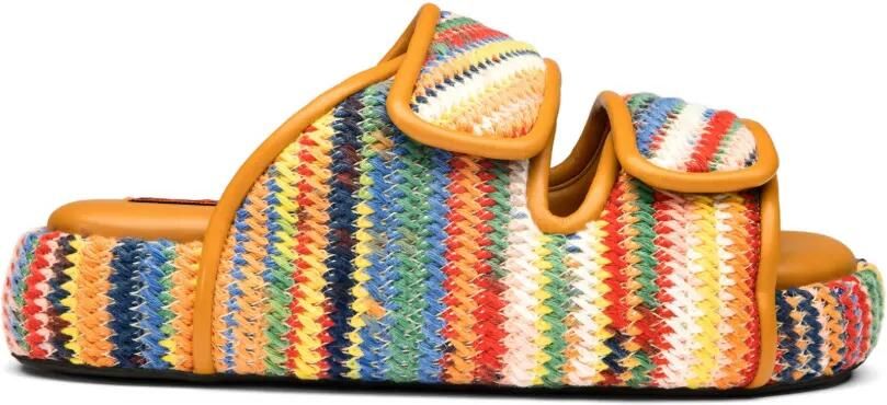 Simon Miller Cro sandalen met klittenband Oranje