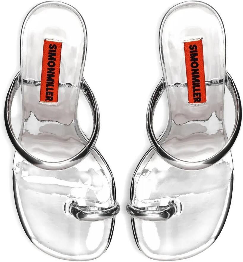 Simon Miller Pipe metallic sandalen Wit