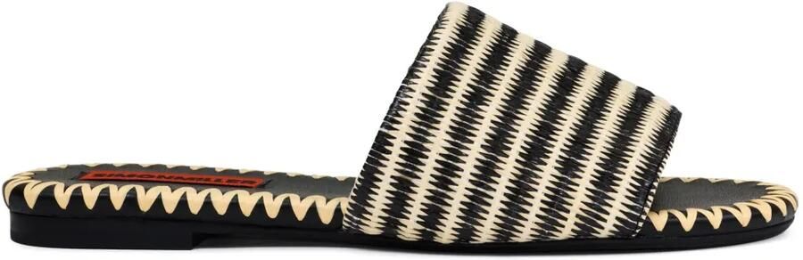 Simon Miller Raffia Salerno slippers Zwart
