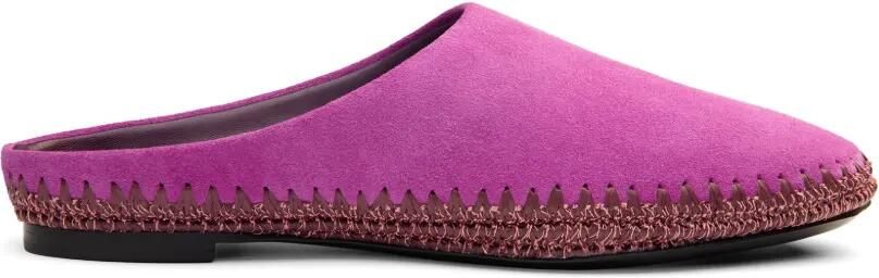 Simon Miller Riad muiltjes met stiksels Roze