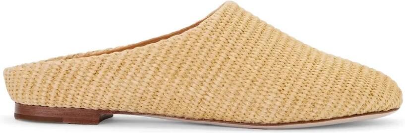 Simon Miller Riad raffia muiltjes Beige