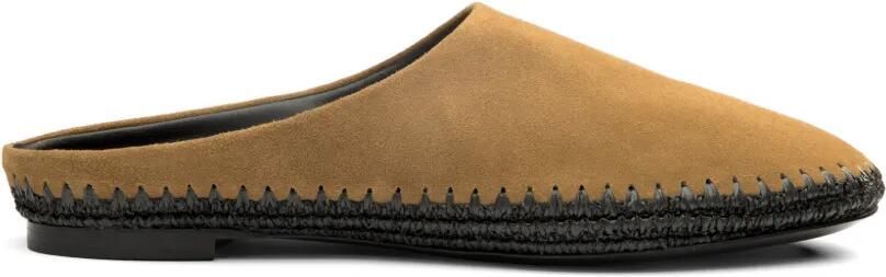 Simon Miller Riad suède slippers Beige