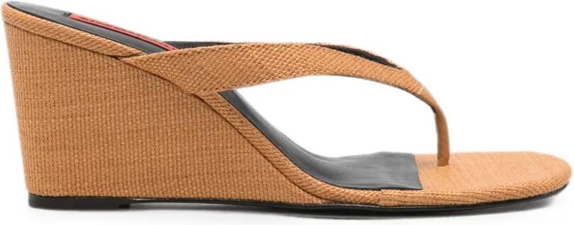 Simon Miller Soleil sandalen met sleehak Beige