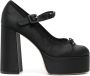 Simone Rocha 125 mm pumps met hartvormige neus Zwart - Thumbnail 1