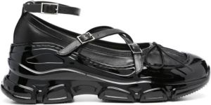 Simone Rocha Ballerina's met gesp Zwart