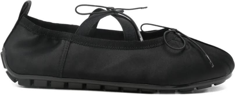 Simone Rocha Ballerina Grip platte pumps Zwart