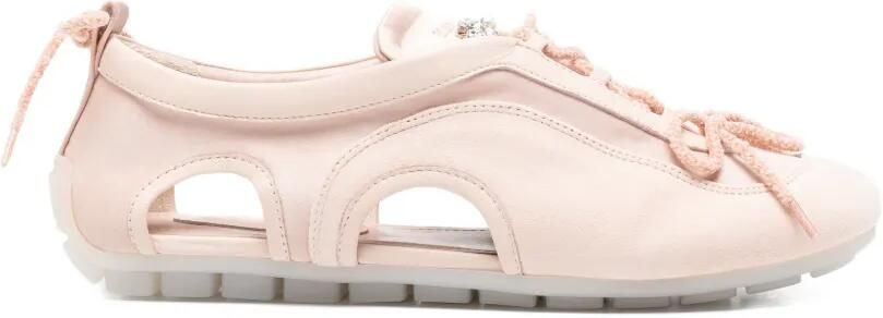 Simone Rocha Ballerina Grip sneakers met uitgesneden details Roze