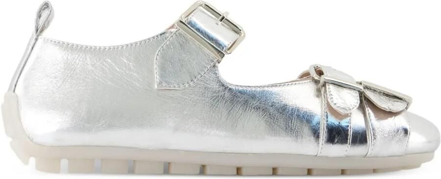 Simone Rocha Ballerina's met gespdetail Grijs