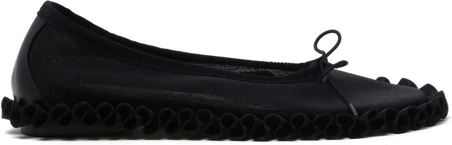 Simone Rocha Ballerina's met ruches Zwart