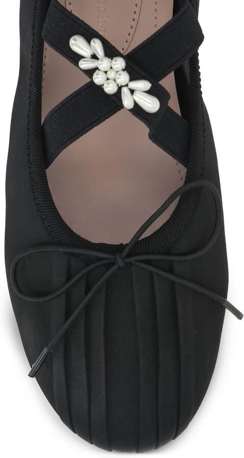 Simone Rocha Ballerina's verfraaid met imitatieparels Zwart - Foto 3