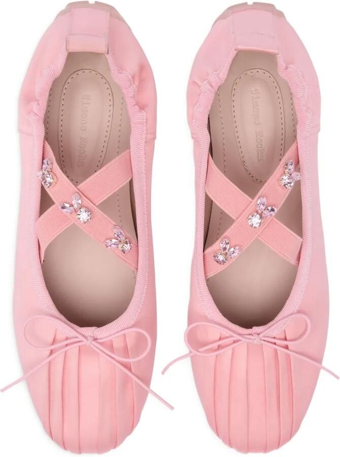 Simone Rocha Grip ballerina's Roze - Foto 4