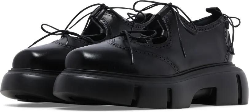 Simone Rocha Leren Oxford schoenen Zwart - Foto 5
