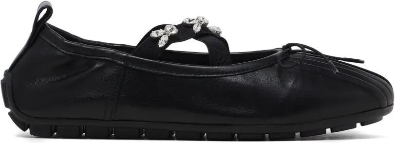 Simone Rocha Verfraaide ballerina's Zwart