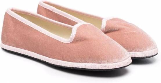 Siola Fluwelen loafers Roze