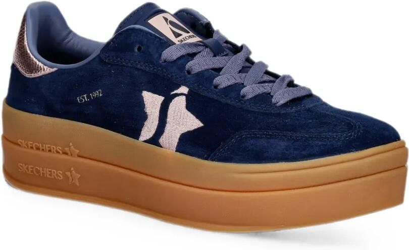Skechers Academy HI sneakers met plateauzool en sterpatch Blauw - Foto 2