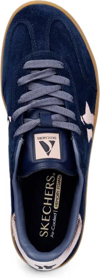 Skechers Academy HI sneakers met plateauzool en sterpatch Blauw - Foto 4