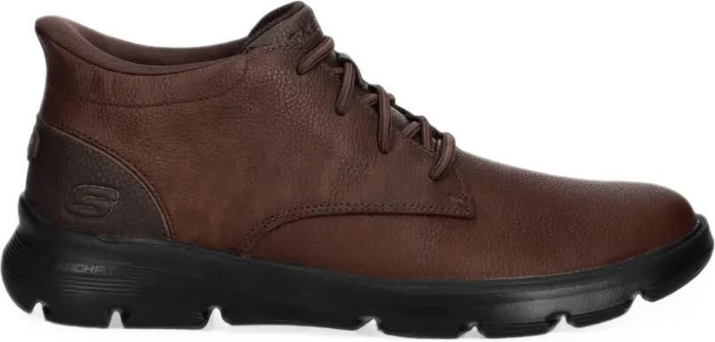 Skechers Arch Fit Garza Ridley leren laarzen Bruin