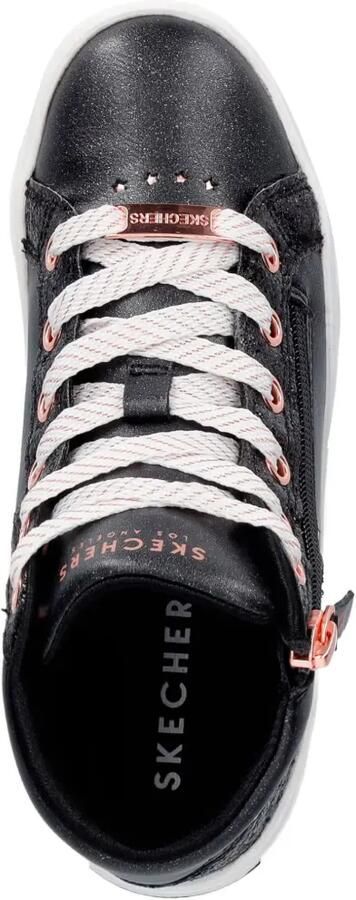 Skechers Aura Lx sneakers met glitter-effect en verfraaid met parels Zwart - Foto 4