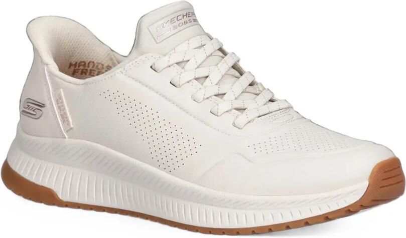 Skechers Bobs Squad 4 Slip-Ins sneakers met geperforeerde details Beige - Foto 3