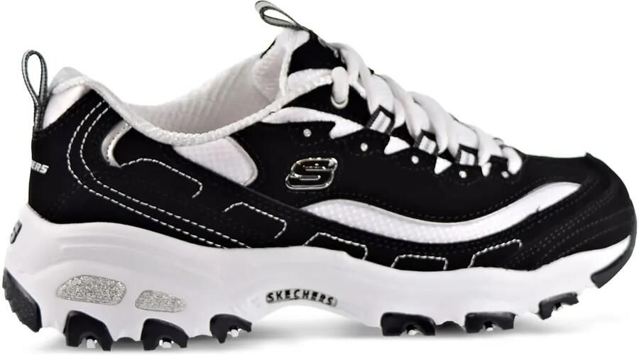 Skechers D'Lites Biggest Fan sneakers met memory-foam Zwart