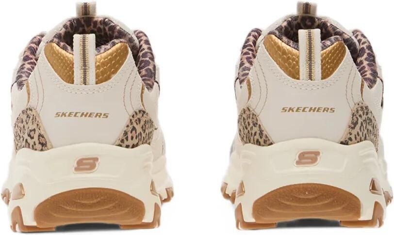 Skechers D'Lites Wild Charm leopard-print sneakers Wit - Foto 2
