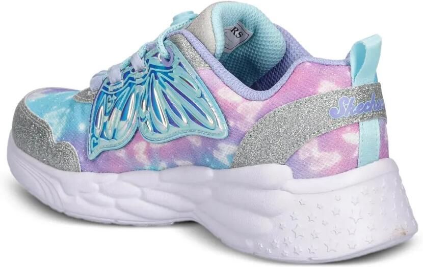 Skechers Dream Racer low-top sneakers met vlinder-applicatie en glitter-effect Paars - Foto 2