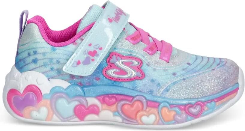 Skechers Eternal Heart Lights sneakers met glitters Blauw - Foto 4
