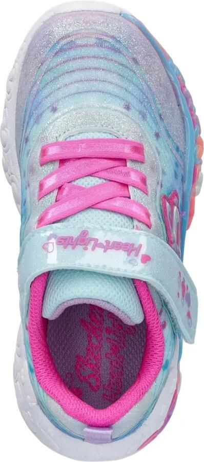 Skechers Eternal Heart Lights sneakers met glitters Blauw - Foto 3