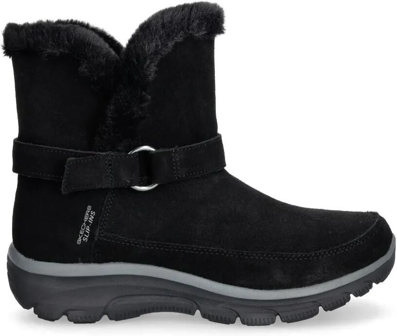 Skechers Laarzen met imitatiebont Zwart