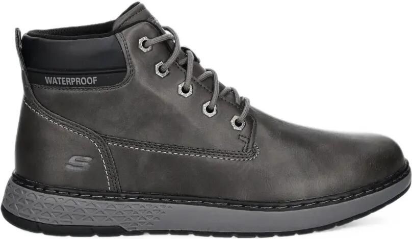 Skechers Garlan Deno waterdichte veterlaarzen Grijs