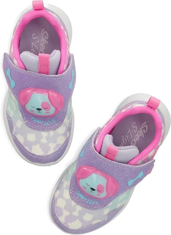 Skechers Glimmer Kicks Sketch sneakers met applicatie en glitters Paars - Foto 2