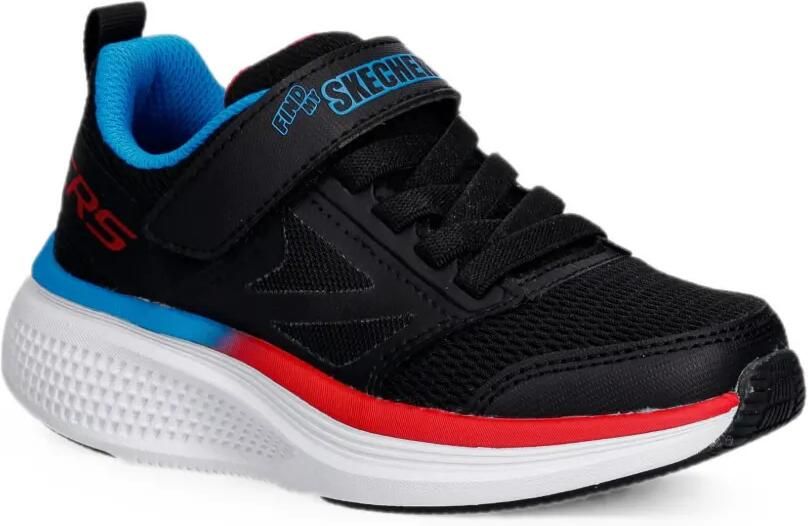 Skechers Go Run Elevate 2.0 mesh sneakers met klittenband Zwart