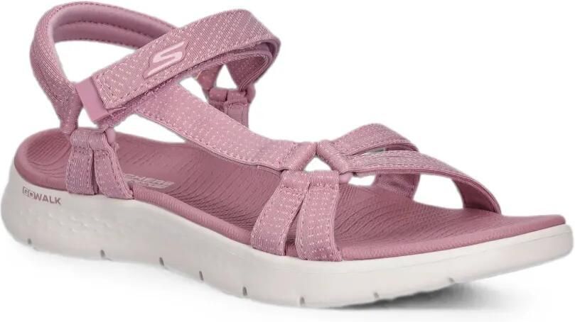 Skechers Go Walk Flex sandalen met klittenband Roze - Foto 3