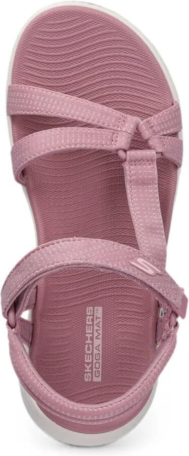 Skechers Go Walk Flex sandalen met klittenband Roze - Foto 4