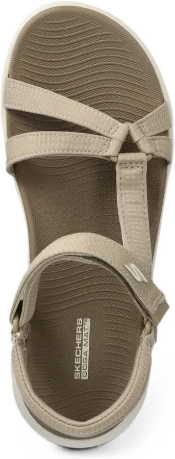 Skechers GoWalk Flex sandalen met klittenband Beige - Foto 4