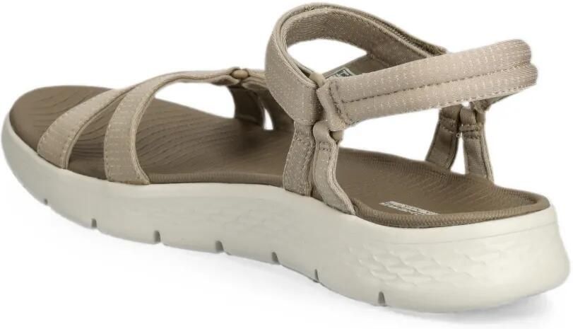 Skechers GoWalk Flex sandalen met klittenband Beige - Foto 2