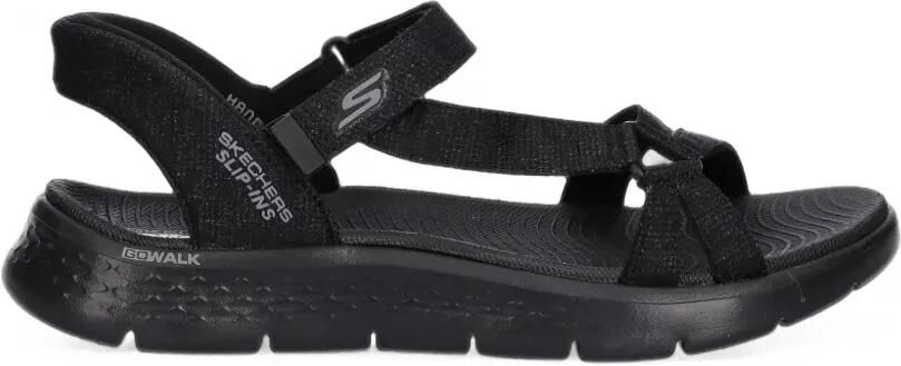 Skechers GoWalk sandalen met bandjes Zwart
