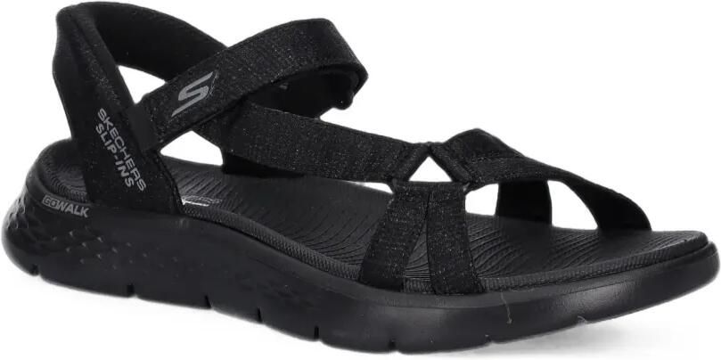 Skechers GoWalk sandalen met bandjes Zwart - Foto 4