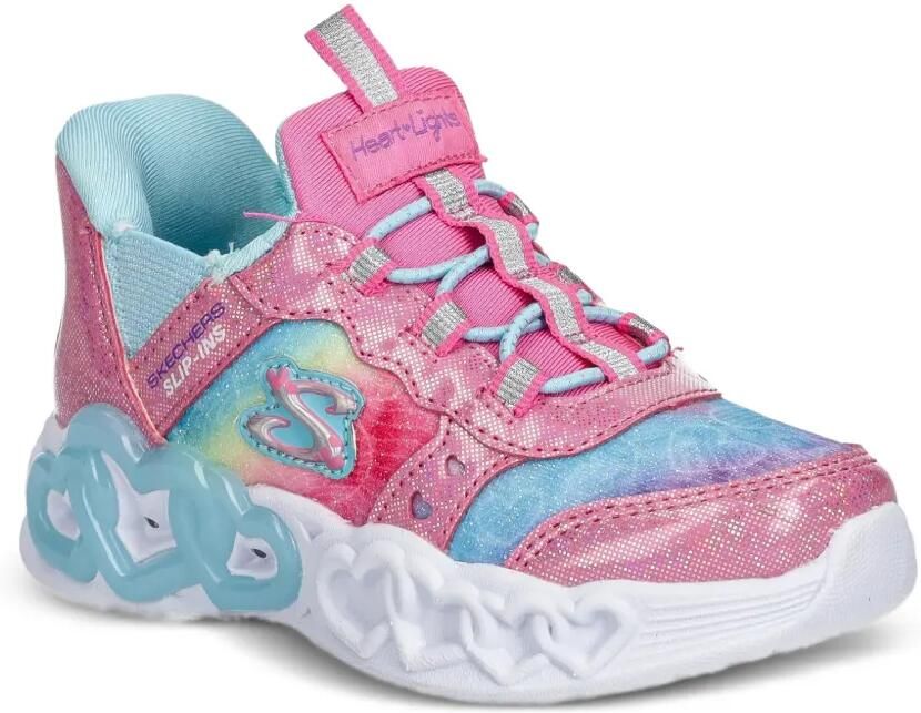 Skechers Infinite Heart Lights Slip-Ins sneakers Roze