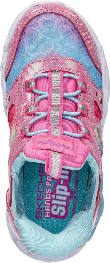 Skechers Infinite Heart Lights Slip-Ins sneakers Roze - Foto 4
