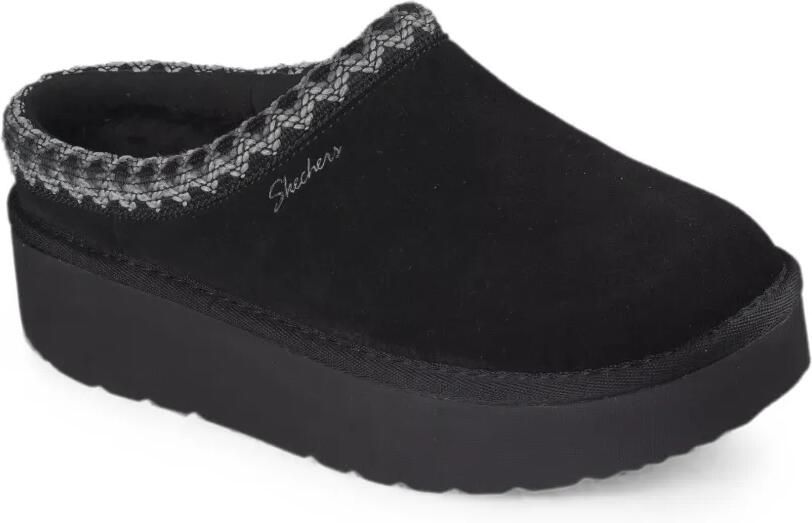 Skechers Keep Cozy Cascade slippers met plateauzool Zwart - Foto 3