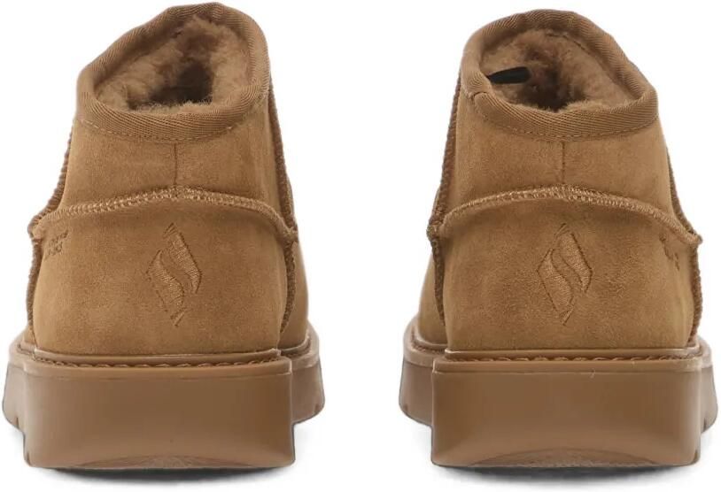 Skechers Keepsakes Cozy-Cozy mini-enkellaarzen met hart-plakkaat Bruin - Foto 2