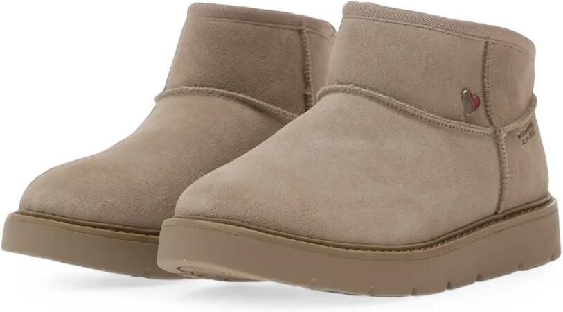 Skechers Keepsakes Cozy enkellaarzen met hartpatroon Beige - Foto 4