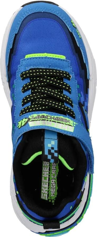 Skechers Mega-Craft sneakers met pixel-print Blauw - Foto 4