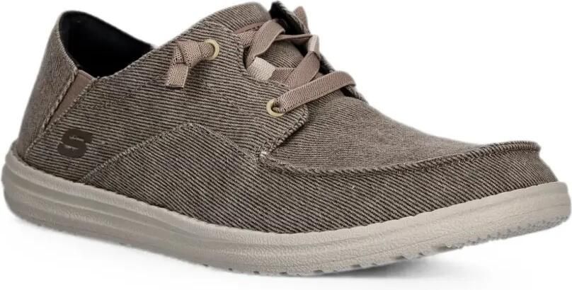 Skechers Melson Volgo loafers met veters Bruin - Foto 3