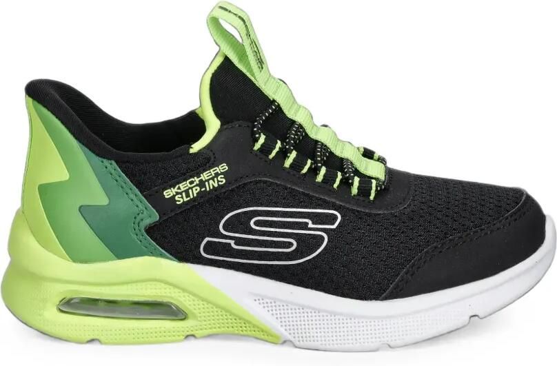 Skechers Microspec Max Brisk-Stripe Slip-ins sneakers Zwart - Foto 3