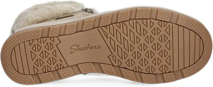 Skechers Park City enkellaarzen met afwerking van imitatiebont Beige - Foto 3
