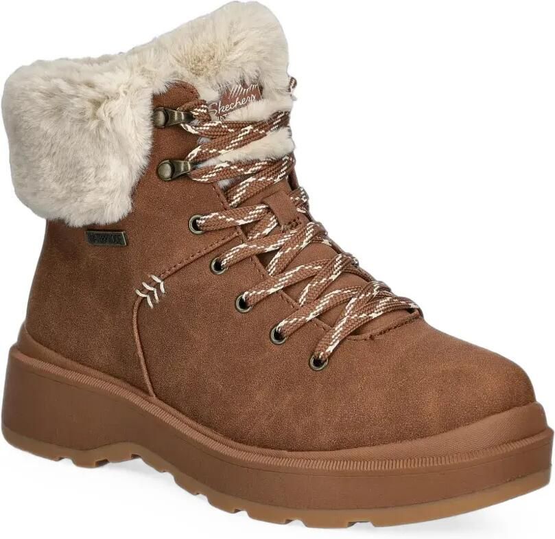 Skechers Park City veterlaarzen met afwerking van imitatiebont Bruin - Foto 3