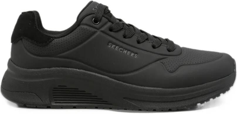Skechers perforated sneakers Zwart
